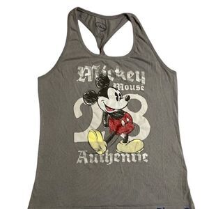 Sparkly Mickey Mouse twisted Racer back Tank